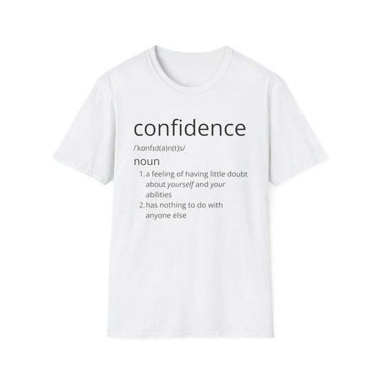Confidence Definition T-Shirt White