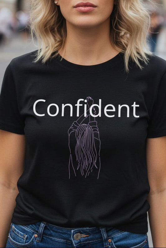 Peak_Women_Tshirt_Confident_Black