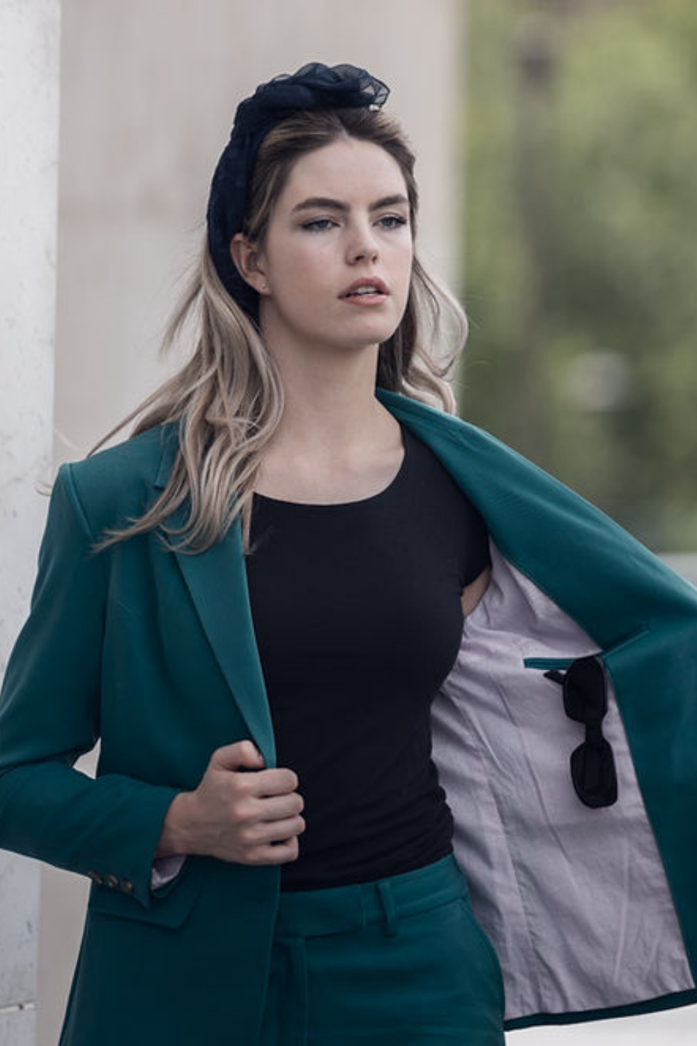 Teal Confidence Blazer
