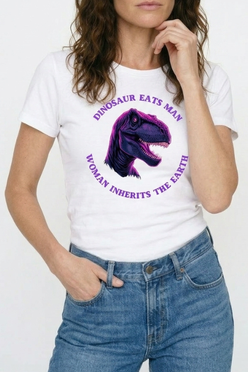 Woman Inherits Earth T-shirt White