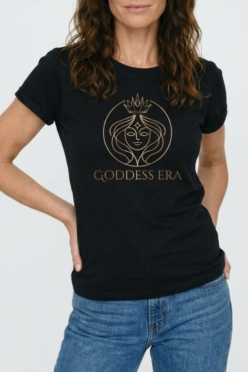 Goddess Era T-shirt Black