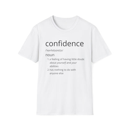 Confidence Definition T-Shirt White