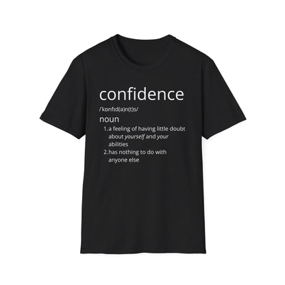 Confidence Definition T-Shirt White