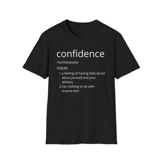 Confidence Definition T-Shirt Black