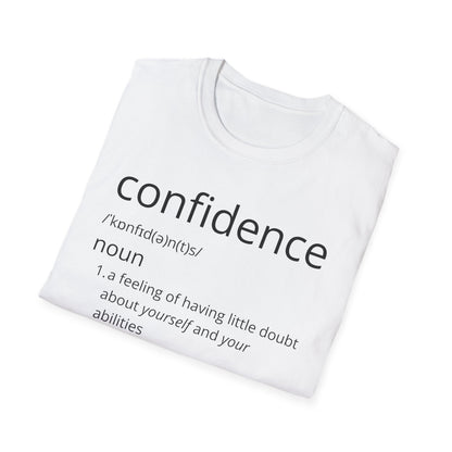 Confidence Definition T-Shirt Black
