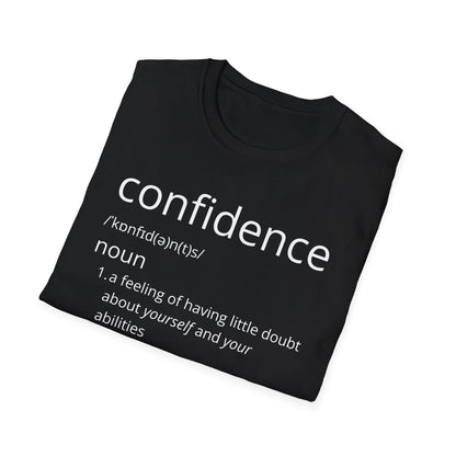 Confidence Definition T-Shirt Black