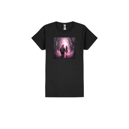 Black front flat lay