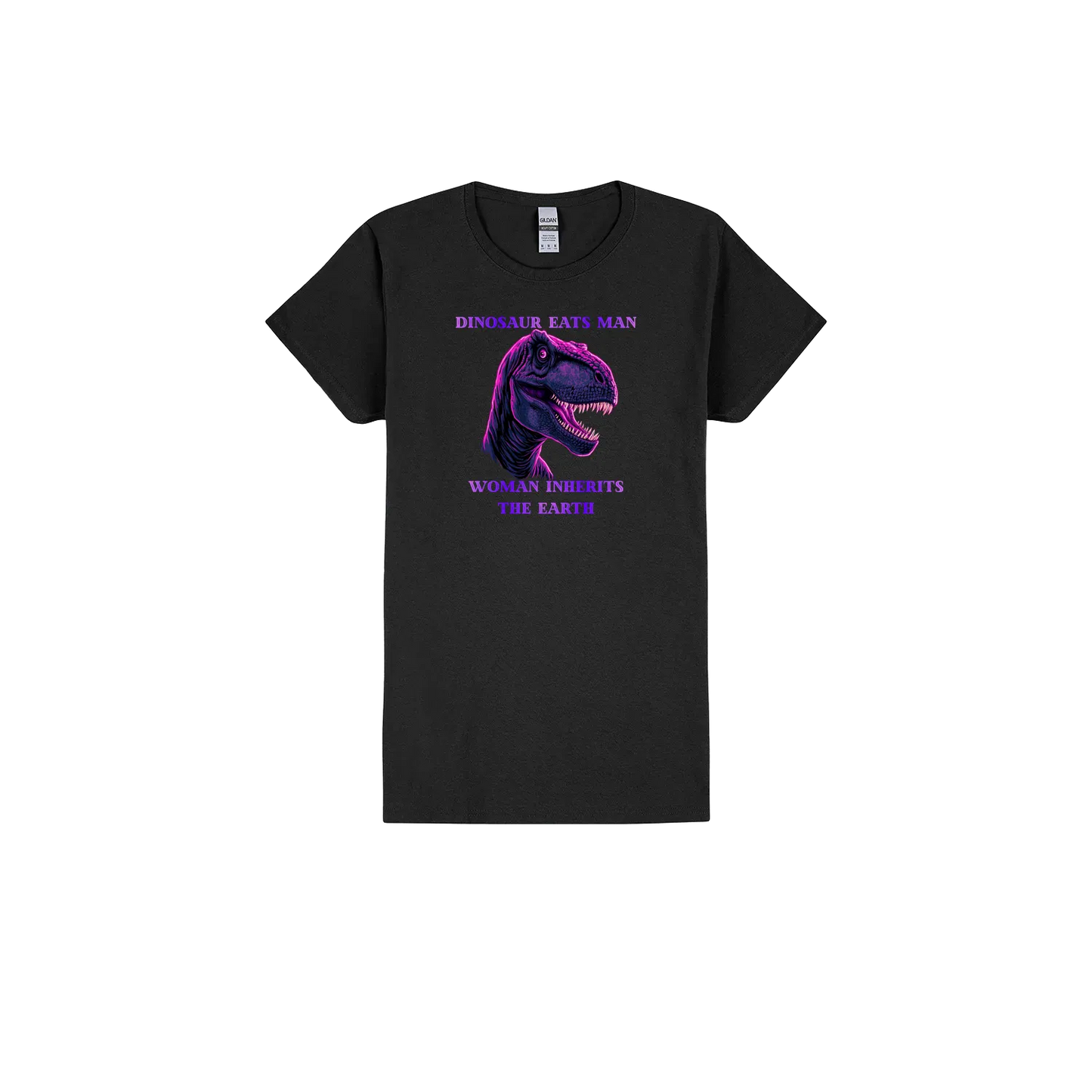 Black front flat lay