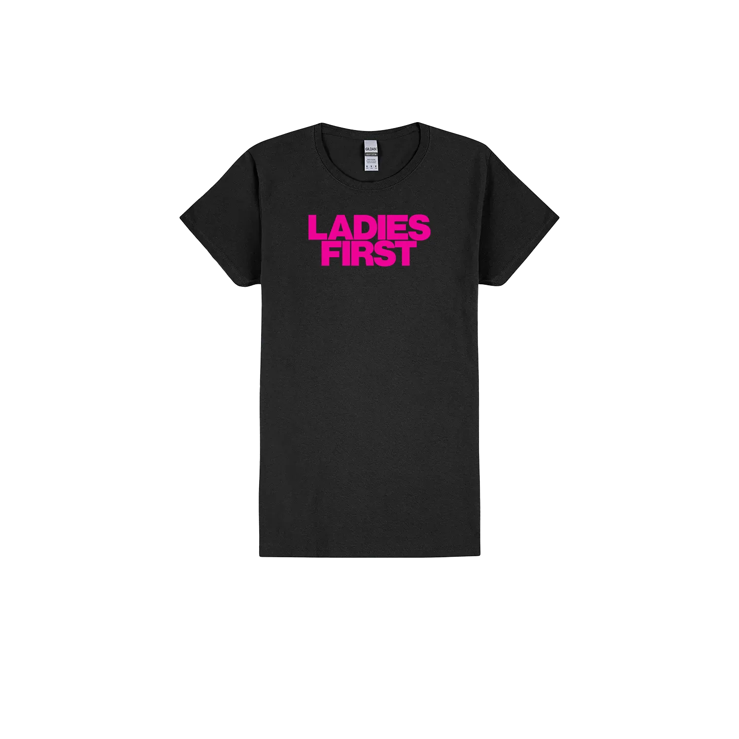 Black front flat lay