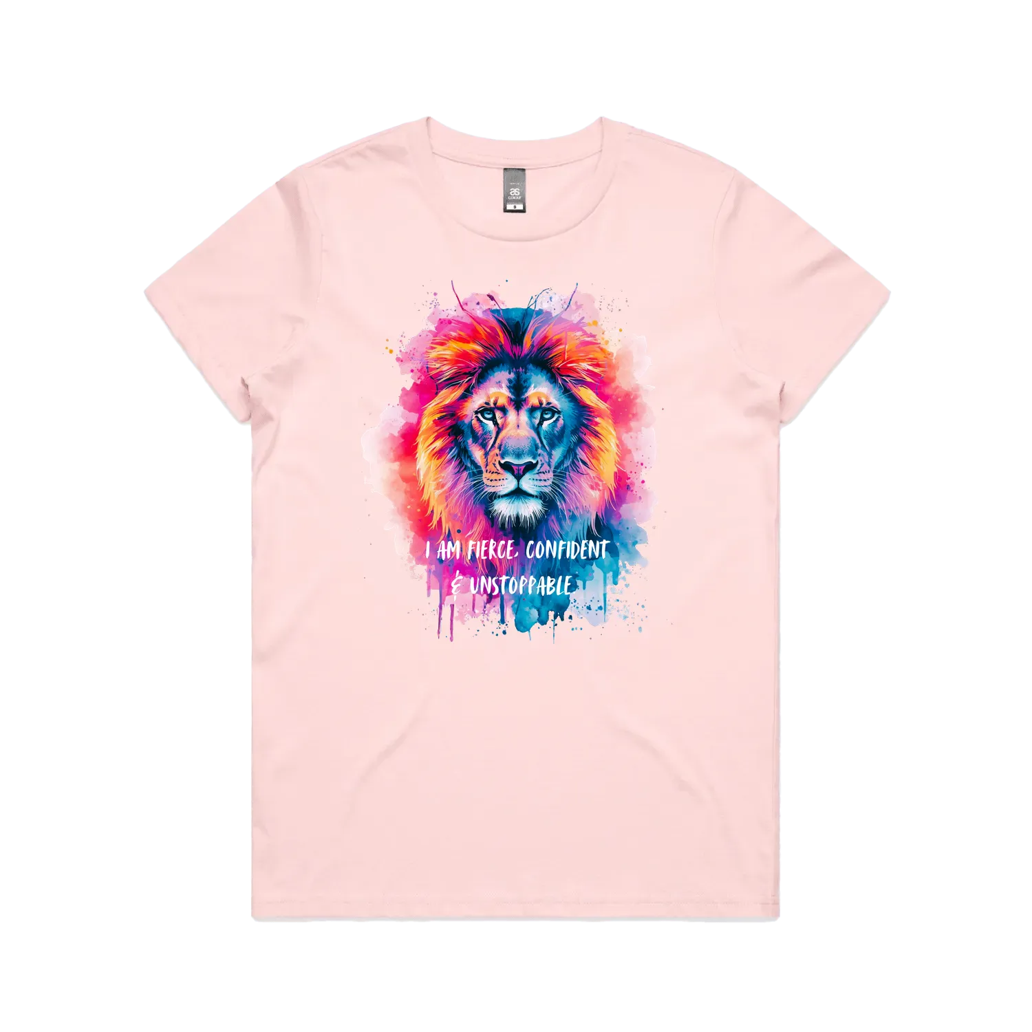 Pink front flat lay