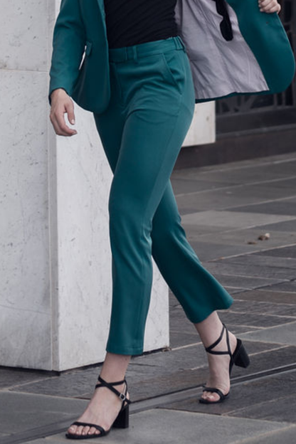 Teal Trousers