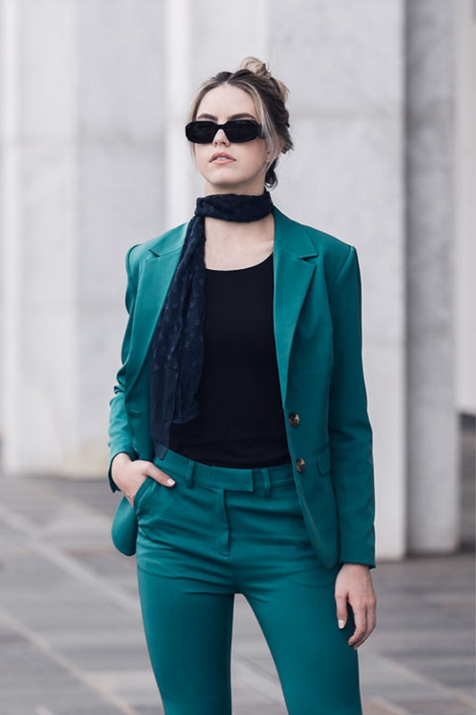 Teal Suit — women's teal suit set Australia | Peak Women