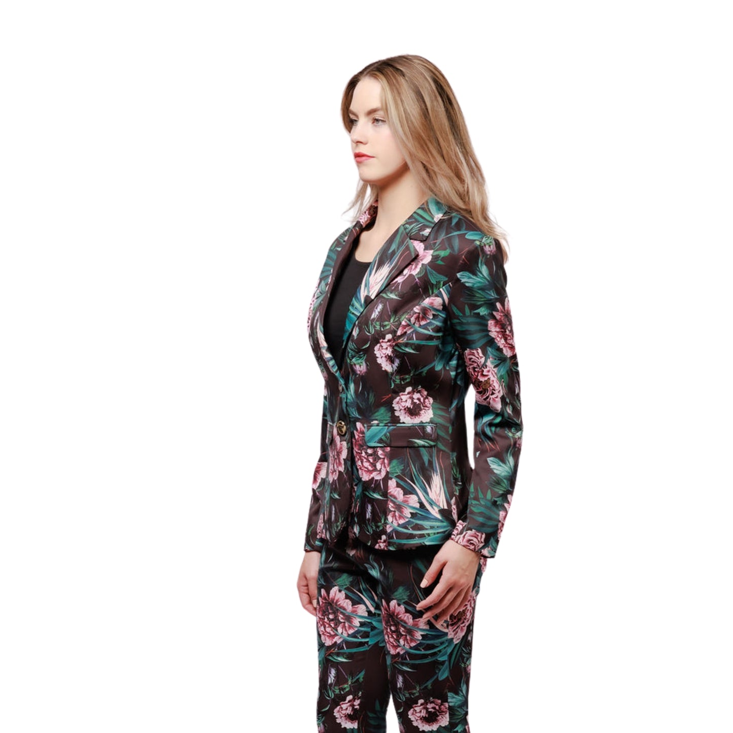 Peak_Women_Floral_Confidence_Blazer_Suit_Side