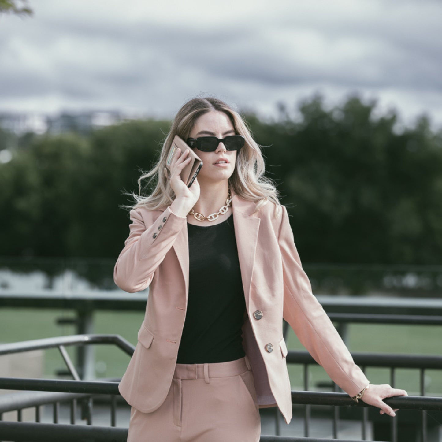 Rose Confidence Blazer