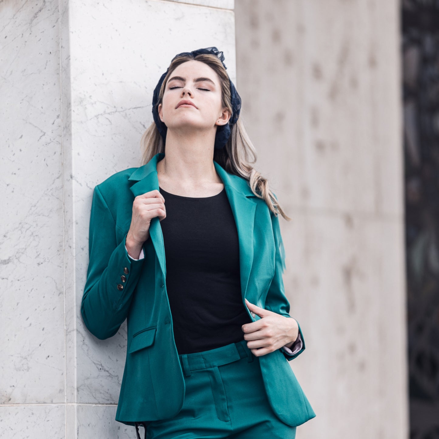 Teal Confidence Blazer