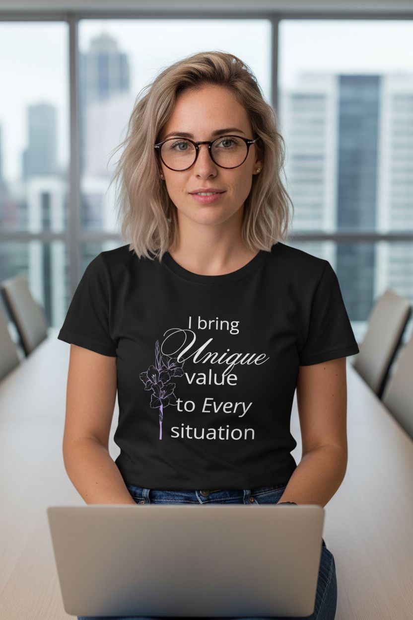 I Bring Unique Value to Every Situation T-Shirt Black
