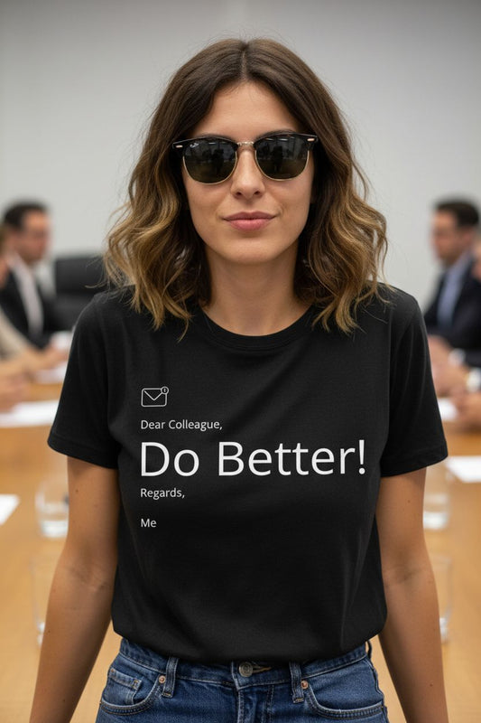 Do Better T-Shirt Black