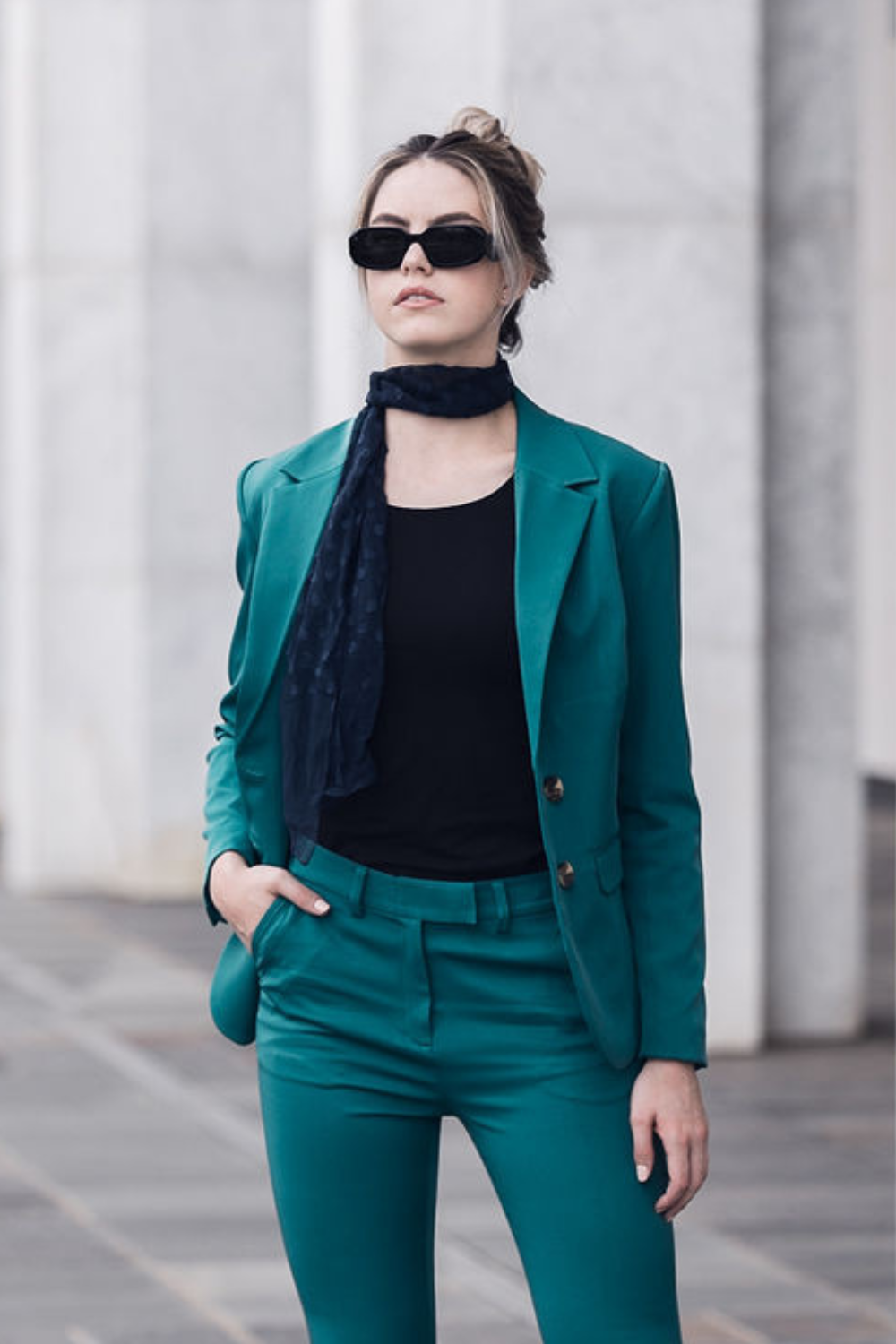 Teal Suit