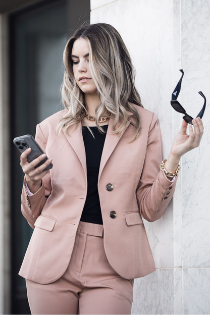 Rose Confidence Blazer
