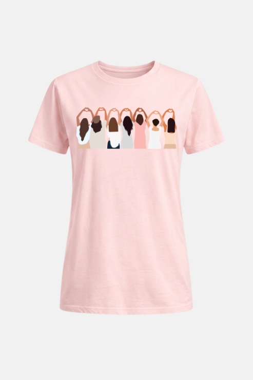 Sisterhood T-shirt Pink