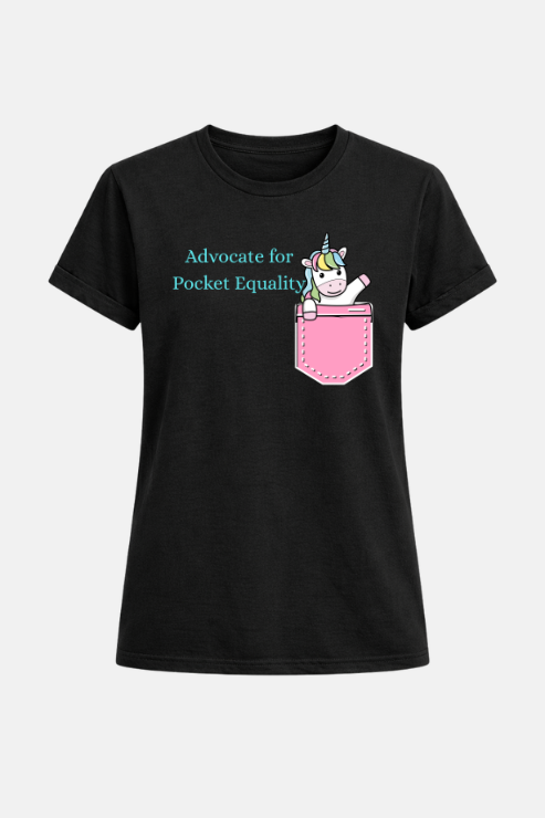 Advocate for Pocket Equality T-Shirt Black