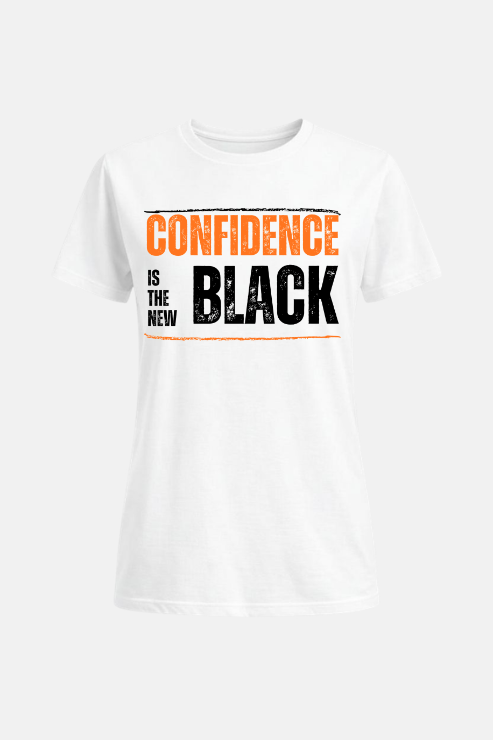 I am Fierce Confident and Unstoppable affirmation t-shirt white — women's slogan tee Australia | Peak Women