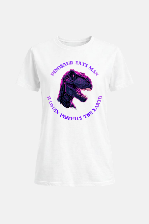 Woman Inherits Earth T-shirt Black