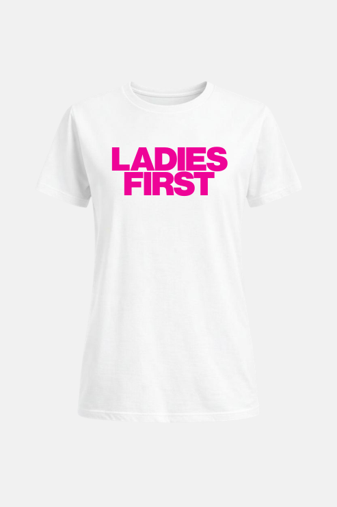 Ladies First T-shirt White